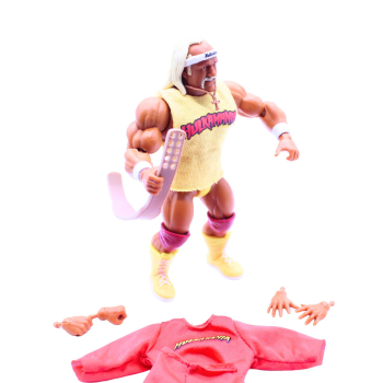 Hulk Hogan WWE Retro Actionfigur 2023 – Hulkamania Figur mit Trainingsanzug | hoppla-stuff.de
